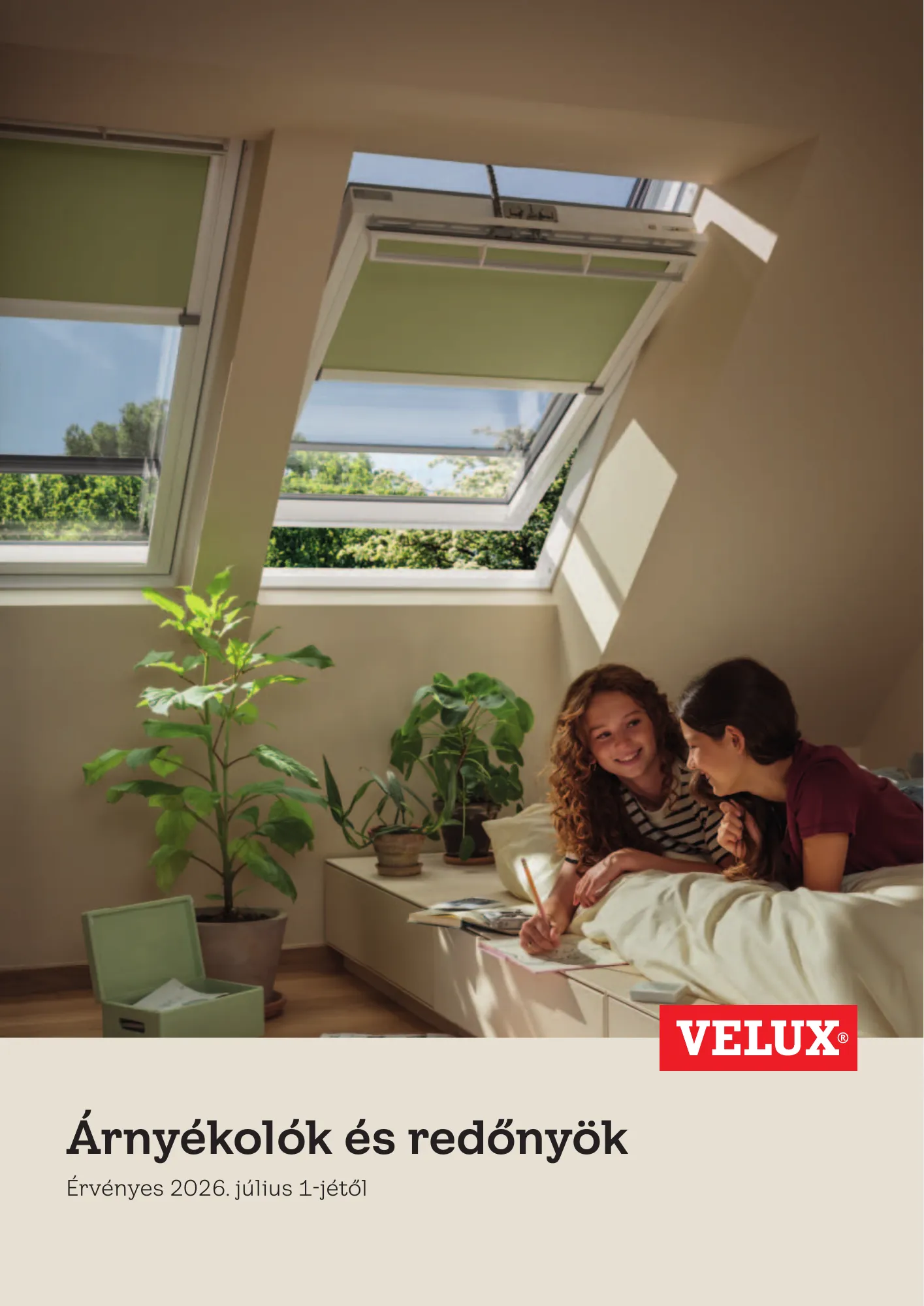 VELUX árnyékolók és redőnyök 2026 borítója