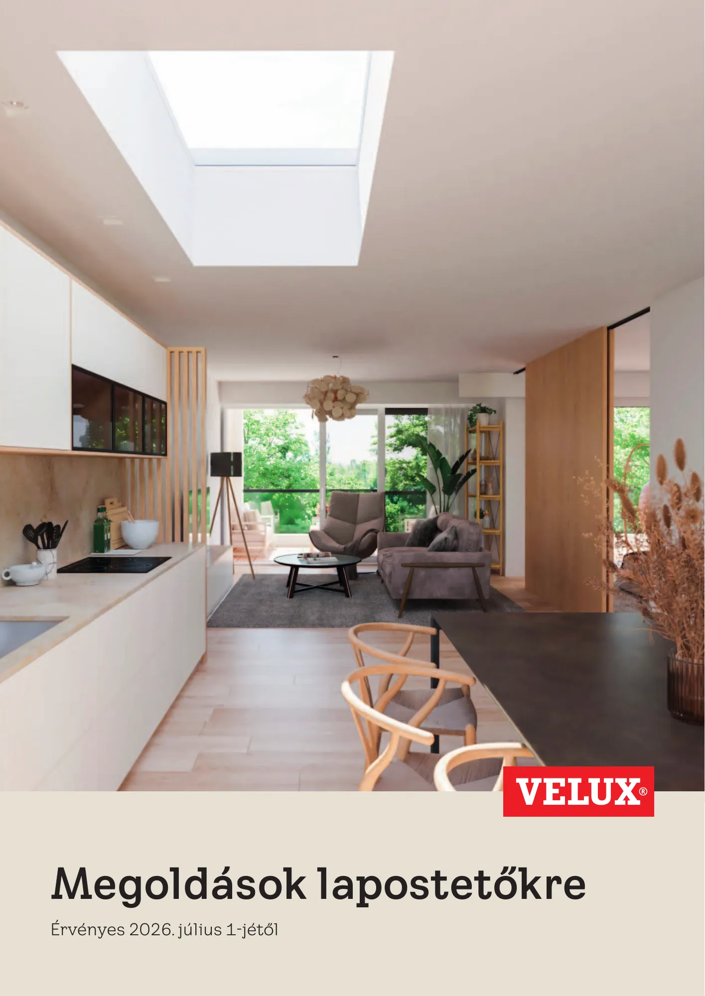 VELUX lapostetős megoldások 2026 borítója