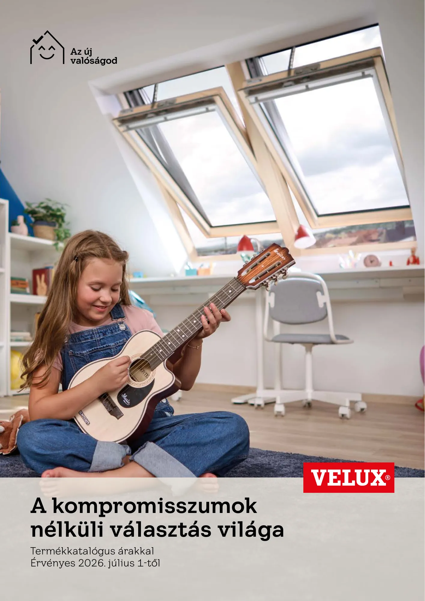 VELUX termék- és árkatalógus 2026 borítója